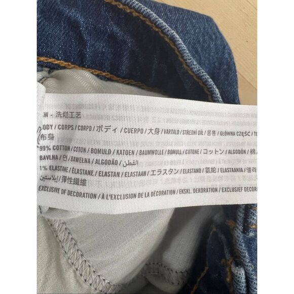 Abercrombie & Fitch Women Blue Size 30/10R The Straight Mid Rise Mid Wash Jeans - Picture 9 of 13